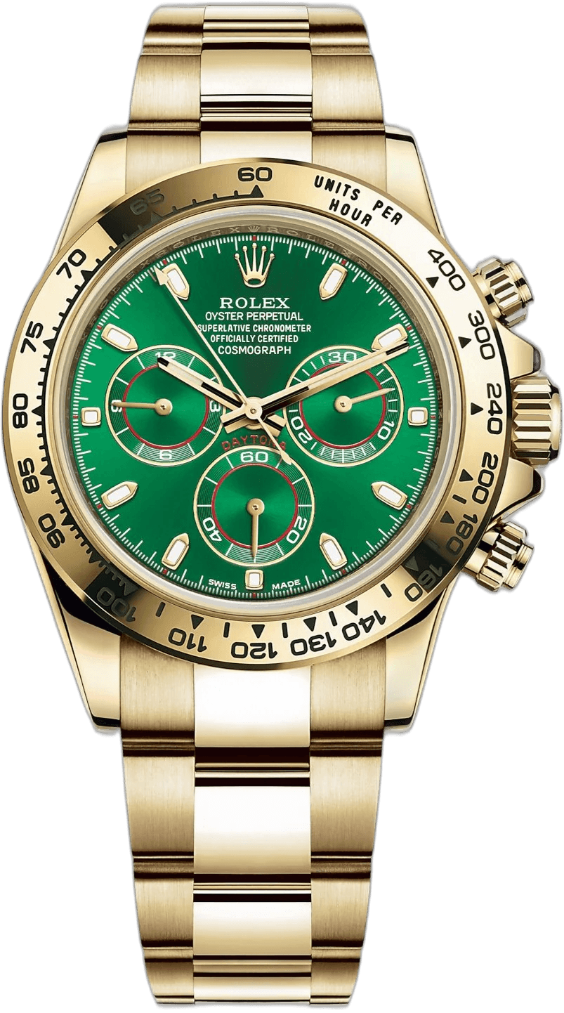 Rolex Cosmograph Daytona "John Mayer" (Yellow Gold/Green)
