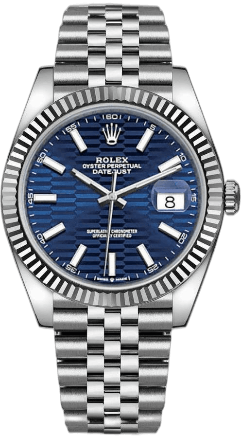 Rolex Datejust 41 Blue Motif Dial