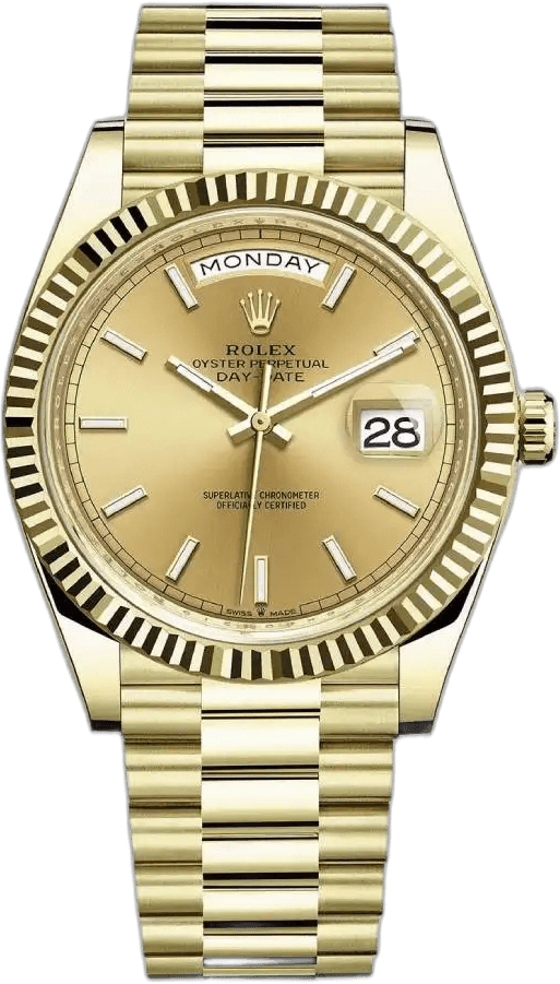 Rolex Day-Date 40 Champagne Dial (Yellow Gold)